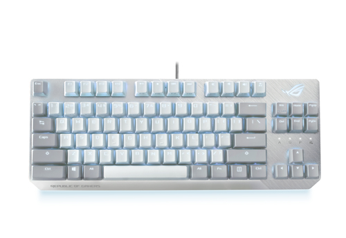 ASUS ROG Strix Scope NX TKL Moonlight White клавиатура Игровой USB Французский Белый