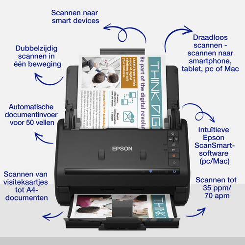 Epson WorkForce ES-500WII, afbeelding 3