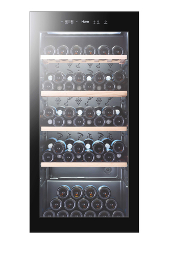 Haier Wine cellar WS105GA Refroidisseur de vin compresseur Autoportante Noir 105 bouteille(s)