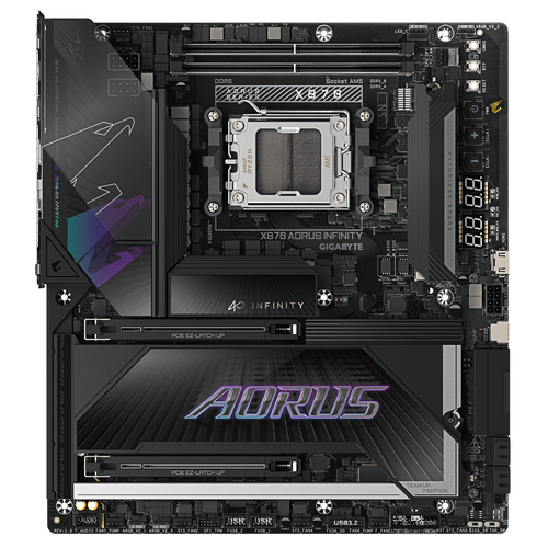 GIGABYTE X870 AORUS INFINITY moederbord AMD X870 Socket AM5 Verlengd ATX, afbeelding 2
