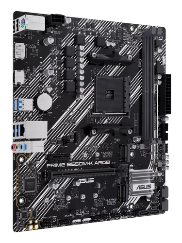 Asus Prime B550M-K Argb Amd B550 Micro-Atx Socket AM4 Motherboard - image 3