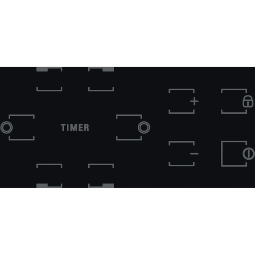 Hotpoint HR724BH Experience 77cm 4 Zone Frameless Ceramic Hob in Black - image 5