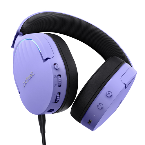 Trust Fayzo GXT491 Draadloze PC/PlayStation headset Paars, afbeelding 4
