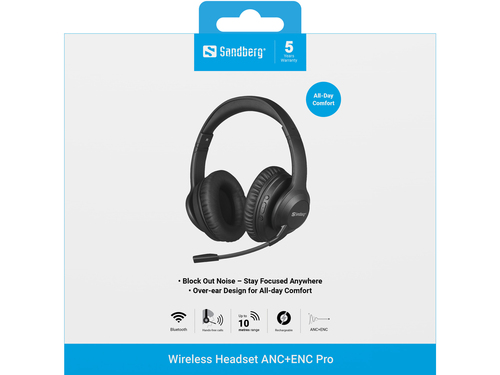Sandberg Bluetooth Headset ANC+ENC Pro, afbeelding 9