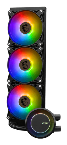 Msi Mag Coreliquid E360 360 mm Liquid CPU Cooler - Rgb LED, Black, Black - image 4
