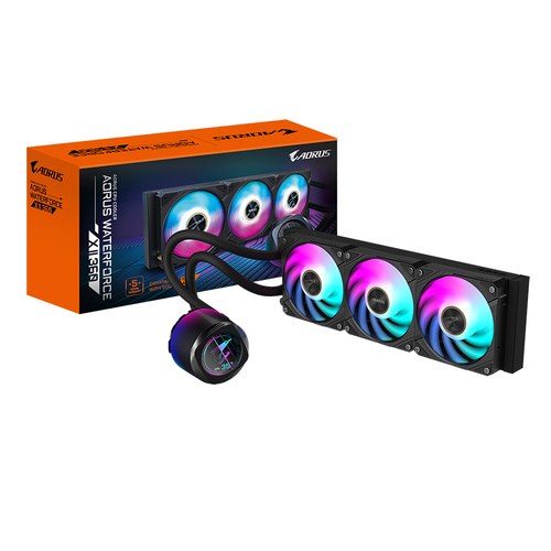 GP-AORUS WATERFORCE X II 360 ENFRIAMIENTO LIQUIDO GIGABYTE AORUS X II 360 3X120MM 60X60MM ARGB GP AORUS WATERFORCE X II 360