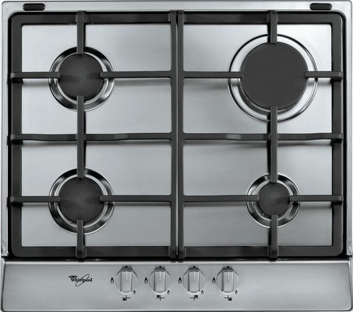 Whirlpool AKR351IX hob Stainless steel Built-in Gas 4 zone(s)