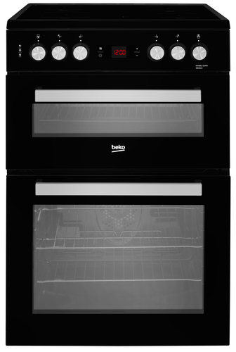 Beko XDC653K 60cm Double Oven Electric Cooker – image 1