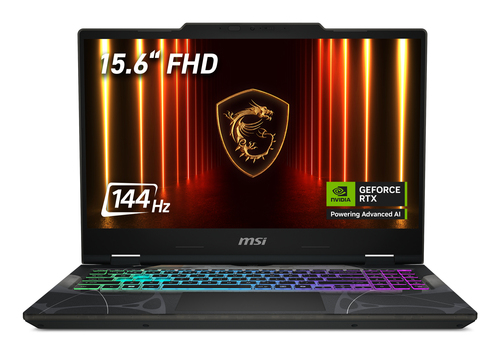 MSI Cyborg 15 C2WF-008UK Intel Core 7 240H Ноутбук 39,6 cm (15.6") Full HD 16 GB DDR5-SDRAM 512 GB Твердотельный накопитель (SSD) NVIDIA GeForce RTX 5060 Wi-Fi 6E (802.11ax) Windows 11 Home Серый