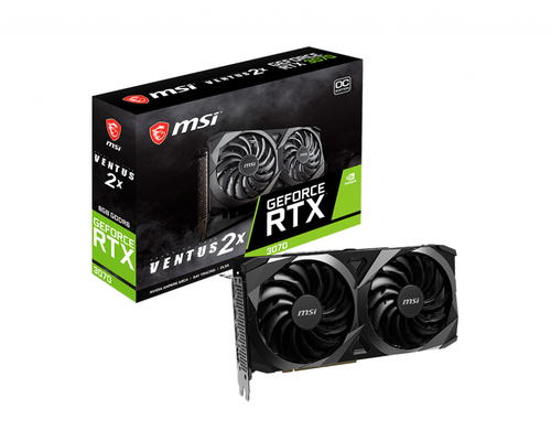 MSI VENTUS RTX 3070 2X 8G OC LHR видеокарта NVIDIA GeForce RTX 3070 8 GB GDDR6