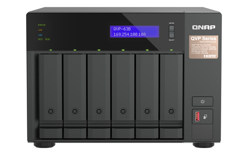 QNAP QVP-63B Surveillance NAS i3-12100