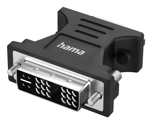 Hama 00300090 видео кабель адаптер DVI-I VGA (D-Sub) Черный