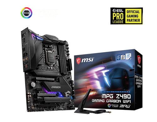 MSI MPG Z490 GAMING CARBON WIFI материнская плата Intel Z490 LGA 1200 (Socket H5) ATX