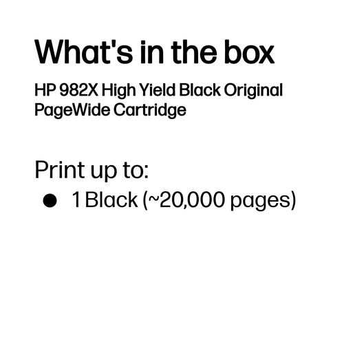 HP 982X Original PageWide Cartridge High Yield Black T0B30A - image 3