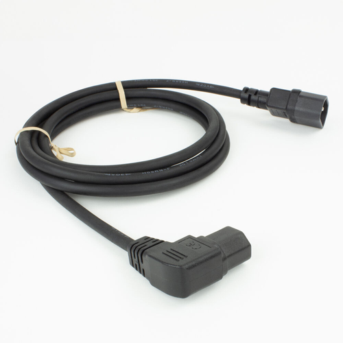 POWERCORD C14-C15 L ANG 0.60M. 1 stk, afbeelding 2