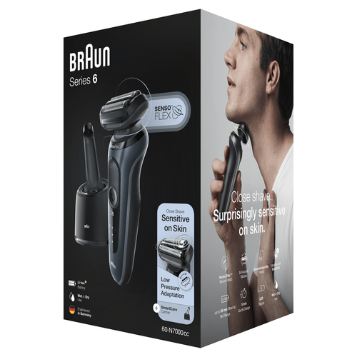 Braun Series 6 60-N7000cc Foil shaver Grey – image 6