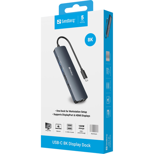 Sandberg USB-C 8K Display Dock – image 8