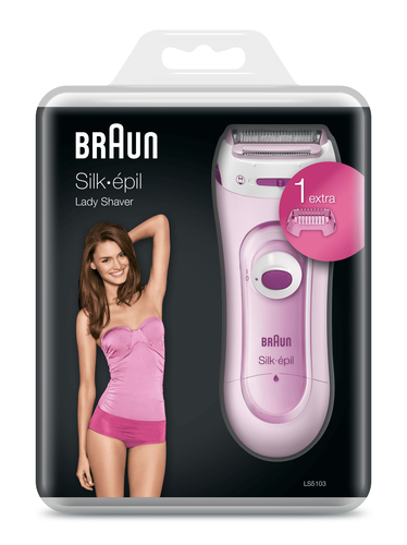 Braun 81663315 women's shaver 2 head(s) Trimmer Pink, White – image 2