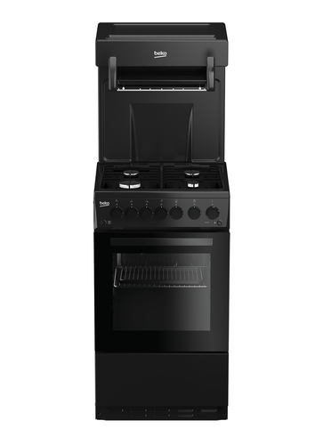 Beko KA53NEK cooker Gas Black