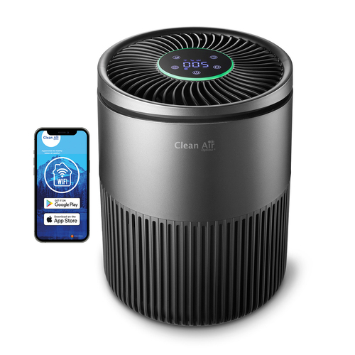 Clean Air Optima CA-503T compact smart Luchtreiniger Grijs