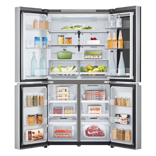 LG InstaView GMV960MBDE side-by-side refrigerator Freestanding – image 2