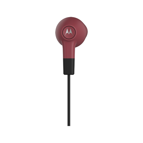 Motorola 712716600601 headphones/headset Wired In-ear Crimson