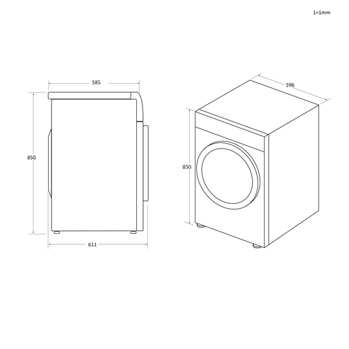 Hoover H-DRY 500 NDPEH9A3TCBEXMSS tumble dryer Freestanding Front-load – image 9