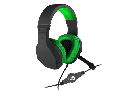 GENESIS Argon 200 Auriculares Alámbrico Diadema Juego Negro, Verde