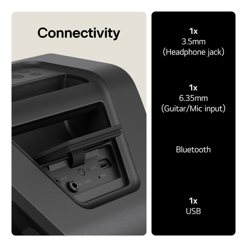 LG STAGE301.AGBRLBK portable/party speaker Black – image 8