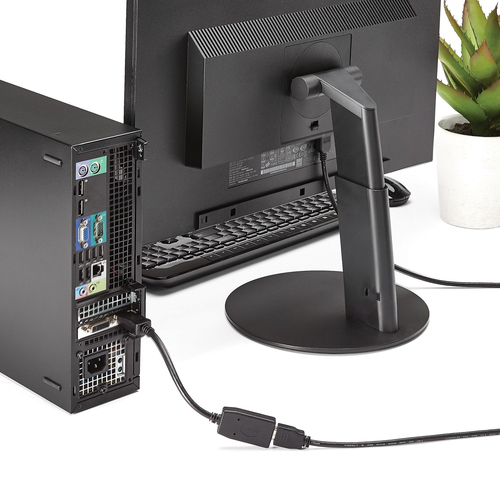 StarTech.com Adaptador DisplayPort a HDMI - Conversor de Vídeo DP a HDMI - 1080p - con Certificación VESA - Convertidor Pasivo Dongle DP a Monitor/Projector HDMI con Conector DP con Pestillo