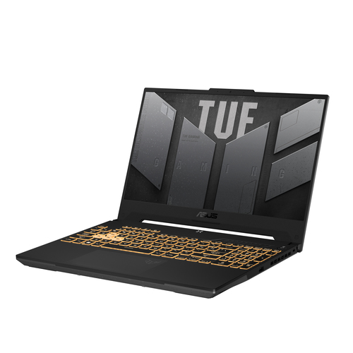 ASUS TUF Gaming F15 FX507ZC4-HN002W Intel® Core™ i7 i7-12700H Ноутбук 39,6 cm (15.6") Full HD 16 GB DDR4-SDRAM 512 GB Твердотельный накопитель (SSD) NVIDIA GeForce RTX 3050 Wi-Fi 6 (802.11ax) Windows 11 Home Серый QWERTY Голландский