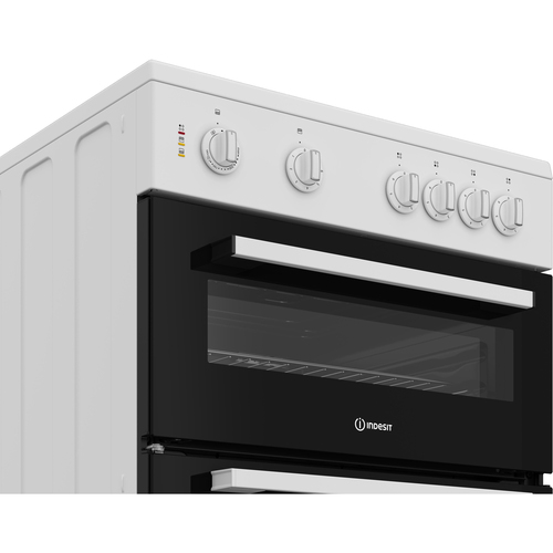 Indesit IT60V9KMW/UK cooker Freestanding cooker Electric Ceramic hob White – image 3