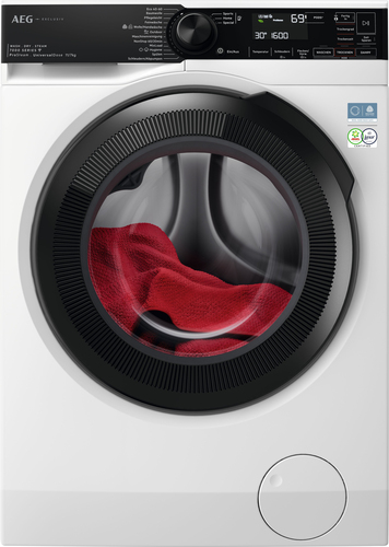 AEG Series 7000 LWR7E117EX стирально-сушильная машина Отдельно стоящий Фронтальная загрузка Белый