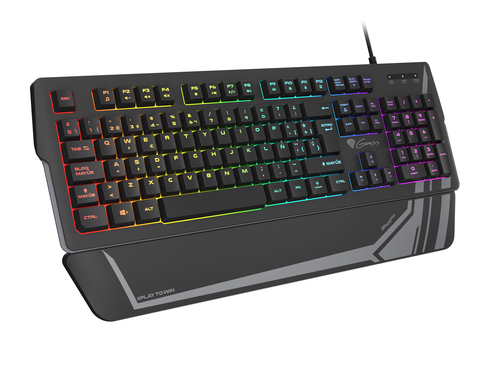 GENESIS Rhod 350 RGB клавиатура Игровой USB QWERTY Испанский Черный
