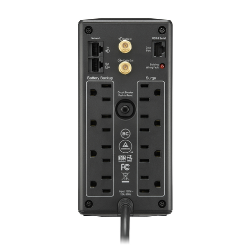 APC BX1000M-LM60 sistema de alimentación ininterrumpida (UPS) Línea interactiva 1 kVA 600 W 8 salidas AC imagen 4