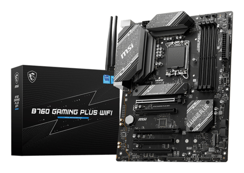 Msi B760 Gaming Plus Wifi DDR5 Intel Atx Motherboard - Lga 1700 - image 1