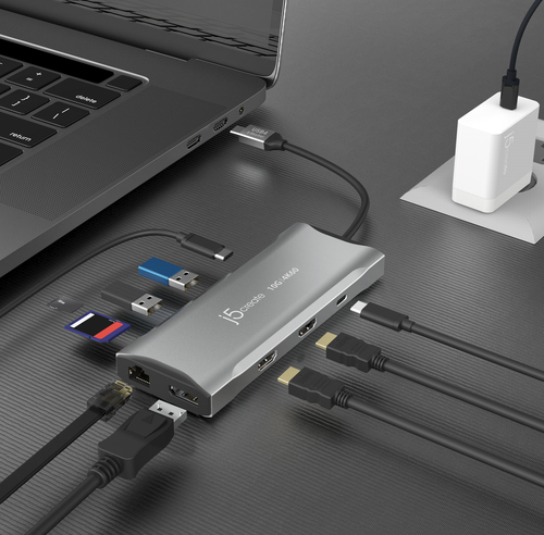 j5create JCD397-N 4K60 Elite USB-C® Multi-Monitor Mini Dock – image 7
