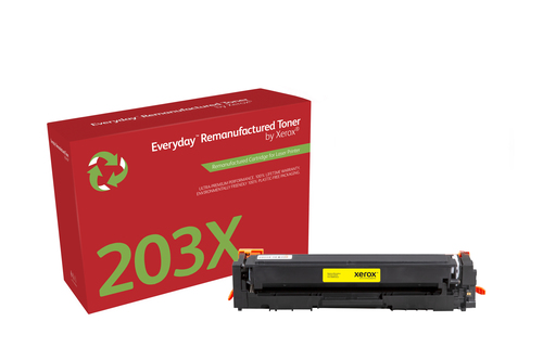 Xerox Everyday Remanufactured HP CF542X Yellow Toner 006R03622 - image 1