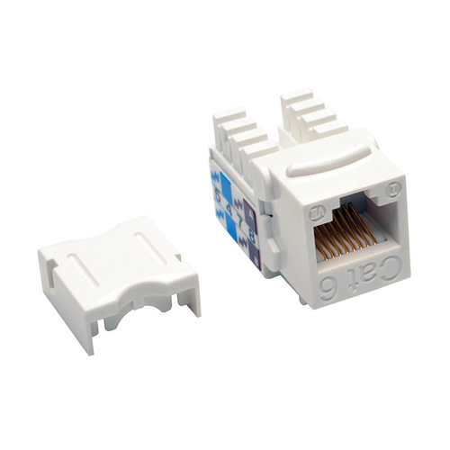 N238-025-WH CONECTOR KEYSTONE JACK 110  PUNCHDOWN CAT6/CAT5E BLANC 25 P