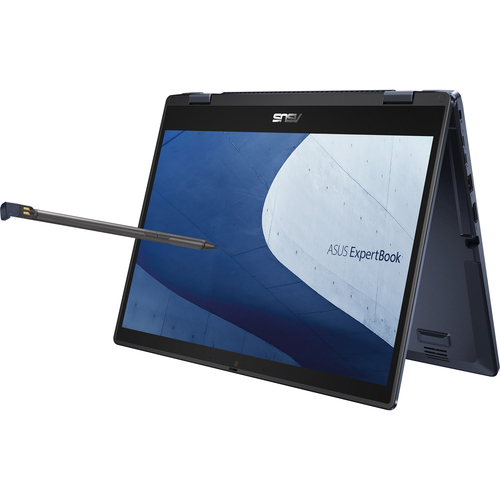ASUS ExpertBook B3 Flip B3402FEA-EC0710X Intel® Core™ i5 i5-1135G7 Гибрид (2-в-1) 35,6 cm (14") Сенсорный экран Full HD 8 GB DDR4-SDRAM 256 GB Твердотельный накопитель (SSD) Wi-Fi 6 (802.11ax) Windows 11 Pro Черный