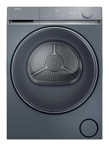 Haier X Series 7 HD100-C367GU1-UK WiFi-enabled 10 kg Heat Pump Tumble Dryer - Graphite, Silver/Grey - image 1