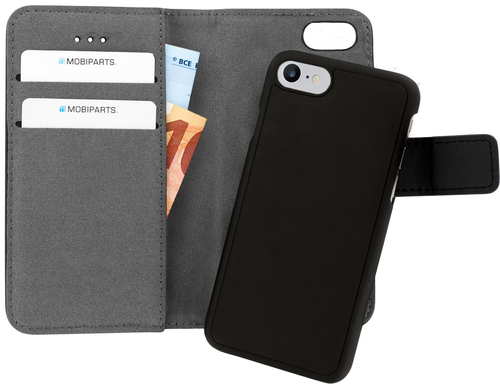 Mobiparts 2 in 1 Premium Wallet Case Apple iPhone 7/8 Black