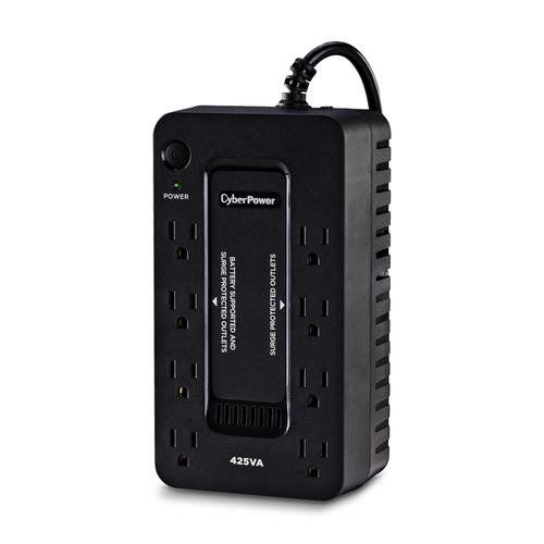 CyberPower ST425 sistema de alimentación ininterrumpida (UPS) En espera (Fuera de línea) o Standby (Offline) 0,425 kVA 260 W 8 salidas AC imagen 3