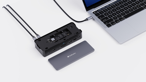 Verbatim CDS-15S Wired USB 3.2 Gen 1 (3.1 Gen 1) Type-C Black, Grey – image 2