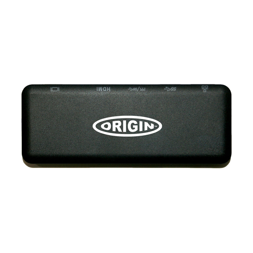 Origin Storage 4X91A30366-OS док-станция для ноутбука Док-разъём USB 3.2 Gen 1 (3.1 Gen 1) Type-C Черный