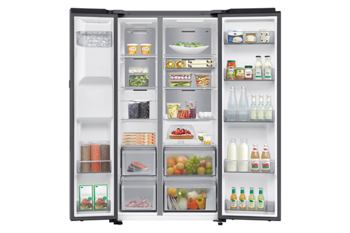 Samsung Bespoke AI Series 9 RS90F64EDTEU American-Style Smart Fridge Freezer - Silver/Grey - image 2