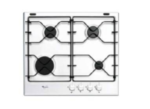 Whirlpool AKT617WH hob White Built-in Gas 4 zone(s)