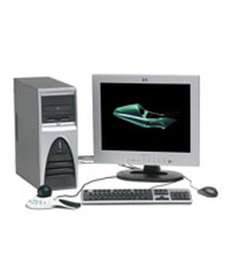 HP workstation xw4000 P4 2.4GHz 512MB/40GB Dn UATA No graphics CD-RW/DVD WindowsXP