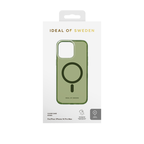 iDeal of Sweden Clear Case MagSafe iPhone 14PM Khaki – image 2