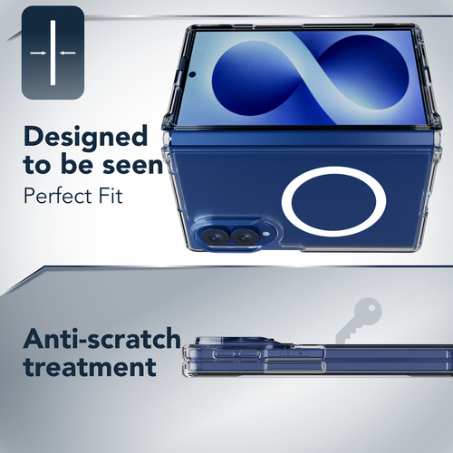 Cellularline Impact Clear Mag - Galaxy Z Fold8 – image 4